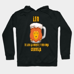 Fun design for lovers of beer and good liquor. Leo sign Hoodie